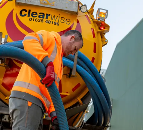 Cleaning On Road Side Via Tanker